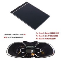 자동차 계기판 LCD 화면 액세서리 Renault Clio IV Captur I Trafic III 대시 보드 디스플레이 COG-VIST105, 01 As shown