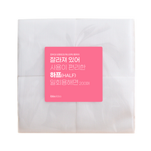 이뽀이뽀 잘라져 있어 사용이 편리한 하프 일회용해면 L, 200매, 1개