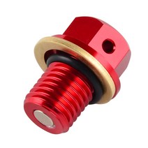 혼다 오토바이 부품 cnc 오일 드레인 플러그 볼트 혼다 xr50r crf50f 랠리, 빨간색