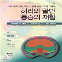 허리와 골반 통증의 재활, 엘스비어코리아, Carolyn Richardson,Paul Hodges,Julie Hides 공저/강준한,고도일,이규진,최재익 공저