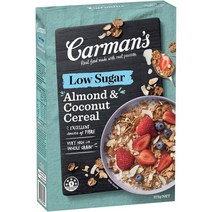 칼만스 아몬드 코코넛 플레이크 375g Carmans Almond Coconut Flakes, 1팩