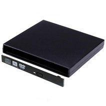 외장cd롬 디비디플레이어 리더기 9095127mm SATA 외장 케이스 USB 20 블루 레이 DVD CD DVDRom 노트북 광학, 01 9.0MM