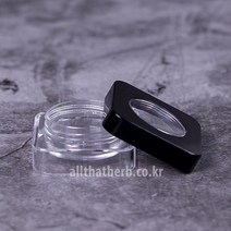올댓허브 5ml 사각 투명 크림용기 샘플 크림용기, 1개