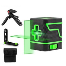 수평 및 수직 크로스 라인 레이저 레벨 셀프 레벨링 직선 광학 기기 2, 02 2 Lines Green Set A