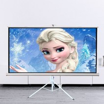 캠핑용 가정 스텐드 스크린 84인치 빔프로젝트 초단초점 빔프로젝터 120인치 유압 100인치 전동 캠핑빔 그랜드뷰, A(84인치 4:3), 단일사이즈