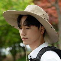 MORIT 챙넓은 빅사이즈 남성 등산모자, 다크베이지