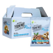 자연루 투데이넛 너트한줌 프리미엄 20g 30봉 / 투데이 하루 견과류 답례품 견과 선물세트