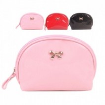 에나멜 리본 파우치 - 3종 PH124