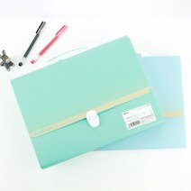 아코디언 학생 시험지클립 대용량 오르간가방 다층, T01-F9085-스카이블루