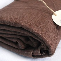 데코탑 린넨원단모음전 린넨무지 린넨천 여름원단 면린넨 혼마원단 마천, 18.도비린넨브라운