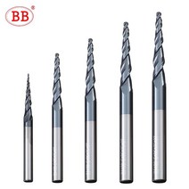 BB 볼 코 테이퍼 엔 밀 솔리 경 조각 라터 비트 릴리 원목 금속 CNC 밀링 커터 코팅 3.175mm 4mm 1PCS, R1x60xD8x100, 27 R1x60xD8x100