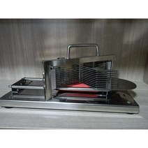 수동 토마토 슬라이서 과일 커팅 야채 절단기 업소용, 스테인레스 토마토슬라이서 5.5mm