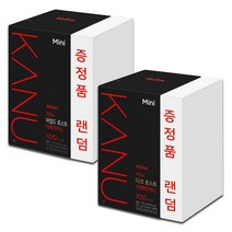 카누 미니 다크 마일드 스위트 아메리카노 100T 증정품랜덤, 카누 미니 마일드 로스트 아메리카노 100T(증정품), 0.9g