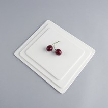 미니 판접시 모음 사각 접시 디저트 카페그릇 화이트 업소용 그릇 케이터링, 선택14_미니판직사각