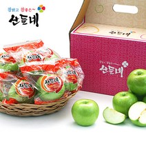 산들네 [껍질째 먹는 경북사과] 아오리 세척사과 2.5kg 16과내외, 1