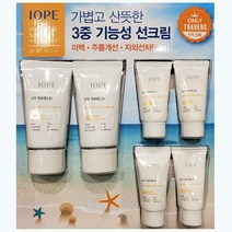 IOPE 가볍고 산뜻한 3중 기능성 선크림 UV쉴드40ml2입 산뜻한, 본상품선택
