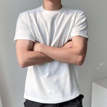 남자머슬핏반팔 남자흰티 어깨넓어보이는반팔
