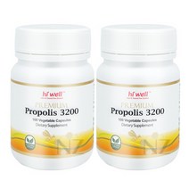 하이웰 프로폴리스 3200mg 100캡슐 뉴질랜드 플라보노이드 함유 베지캡슐, 2개