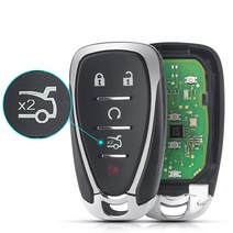 자동차 원격시동 경보기 스마트폰 매직카 키장착 이지카 스마트 오토바이 KEYYOU 쉐보레 크루즈 스파크 카마로 에퀴녹스 말리부 2016 2017 2019 ID46 434Mhz FC, 4 경황 승용차, 시간당 433mhz