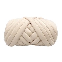 500g 자이언트얀 핸드니팅 패브릭얀 뜨개실 핑거니팅 가방만들기 DIY용품, 연한 커피색