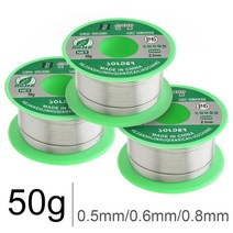 디핑기 납제거기 납땜제거 용접 플럭스 주석 납 주석 로진 코어 솔더 롤, 50g 0.5mm