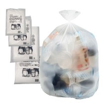 백색 쓰레기봉투 재활용봉투 분리수거봉지 60매외4종 번호 29074EA, 특대20매 1포장