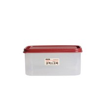 뉴코맥스 코퍼직2호400ml 김치통 플라스틱밀폐 밀폐용기 김치통 보관용기 코맥스김치통 김치밀폐용기 적색뚜껑밀폐