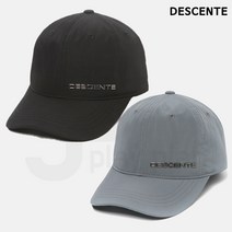 데상트 공용 버클 메탈 로고 볼캡 모자 SN123HCP30