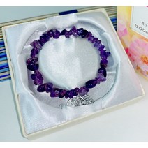 연화 보라 자수정 원석 보리수 염주팔찌 - 염주 패션염주 불교팔찌 원석팔찌 합장주 불교염주 절팔찌 소원팔찌 건강팔찌 원석염주 탄생석팔찌 옥팔찌 천연석팔찌 커플팔찌 천연원석