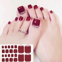 잇템샵 네일스티커 패디큐어 스티커 젤네일 패치, 1개, D패디_60