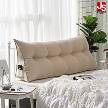 JS리빙 침대 등받이 쿠션 침실 삼각 바디필로우 방석 베개 수유 모유 소파 사무실 거실 솜포함 허리 롱등쿠션 인테리어 등 목 받이 [색상별 등쿠션 + 다양한 모음전emd, 베이지컬러(중)X높이50cm