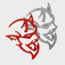 자동차엠블럼종류 자동차엠블럼제작 diy 도깨비 레드 메탈 오토바이-2802EA, 본상품선택