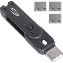 [컴퓨터usb를잠금] NM-UL01W 스윙형 USB포트 잠금장치(화이트) PC용품, 단품