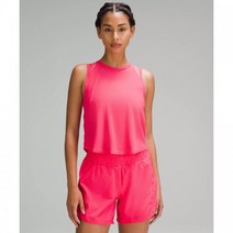 룰루레몬 스컬프 크롭 탱크 상의 - 립 글로스 티셔츠 탱크탑 380267