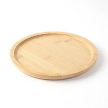 키친몰 대나무 원형 우드트레이(20cm) 나무트레이, 상세 참조