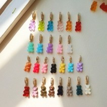 써지컬 진주 곰돌이 하리보 목걸이 떡볶이집그오빠 서울체크인 연예인 크리스탈헤이즈 윤혜진 체인 목걸이 5439801EA