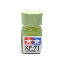 (80371) 타미야 에나멜 도료 XF-71 콕핏 그린 무광 10ml