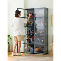 레고진열장 아크릴 투명 진열대 피규어 보관함, M