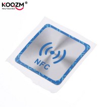 방수 PET 소재 NFC 스티커 스마트 접착제 Ntag213 태그 모든 휴대폰용 1 개, 2400, 1개
