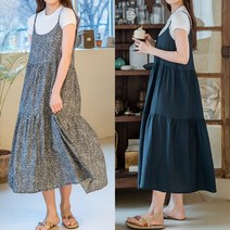아이우먼 빅사이즈사랑해요 J067L203 캉캉플레어나시원피스 BZ