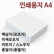 종이백화점 인쇄용지 A4 백상지 모조지 미색모조지 아트지 스노우지 중질지 중절지 주보용지 상장용지, 300g 아트지 A4, 125매
