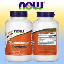 나우푸드 글루코만난 575mg 180정 (곤약 감자 추출물)