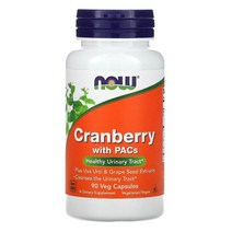 나우푸드 NOW Foods PAC 함유 크랜베리 베지 캡슐 90정 US직배송, 1PACKAGE, 상세설명 내 표시사항 참고