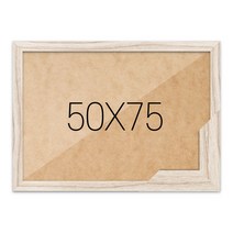 퍼즐액자 50x75 고급형 슬림 우드 라떼, 단품