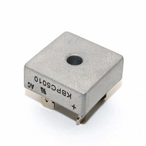 1000V 50A 단상 브리지 정류기 4PIN KBPC5010 발전기 기계 장비용 15 개/몫, 한개옵션0