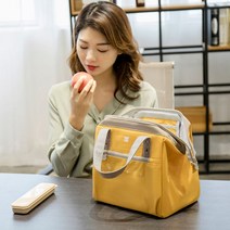 간식 가방 도시락 과일 핸드백 보온 알루미늄 가방, 민트 S