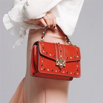 셀러허브(잡화) [라일리] Rly 포인트토트백 찡장식 유니크 포인트끈 크로스백