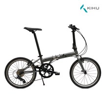 키후 블라스트 미니벨로 자전거 크로몰리 9단 20인치 10.9Kg, 모노크롬