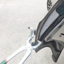 자동차판금 자동차 정비공구자동차 펜더 사이드 플라스틱 휠 눈썹 피트 성형 도구 도어 시트 금속 펜치 수, 한개옵션0