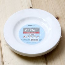 10p 롯데 다회용 접시(15cm) 일회용 플라스틱 그릇, 상세 설명 참조